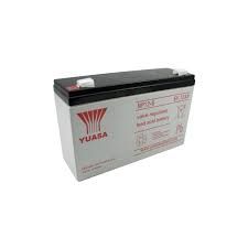Yuasa NP12-6, 6V 12Ah Blei-Akku, Faston 6.3mm