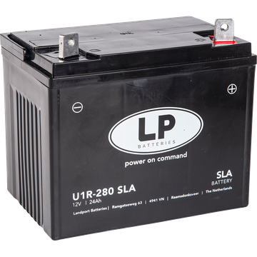 LP U1R-280 SLA Rasentraktorbatterie ersetzt U1R(9), U1-R9MF, U1-R300MF 24Ah
