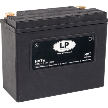 LP HVT-6 Motorradbatterie ersetzt HVT-06, HVT06, HVT6 YTX24HL-BS 12V 22Ah