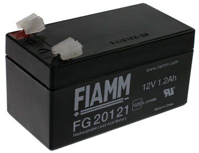 Fiamm FG20121 12V 1,2Ah Blei-Akku 4.8mm Faston