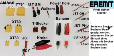 12V 1A LiFePo4 Ladegerät JST-GH 1.25mm Stecker