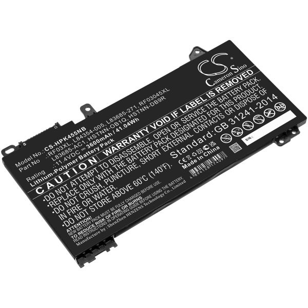 Akku ersetzt HP RF03XL, HSTNN-DB9R passend für ProBook 440 G7, 450 G6, 450 G7