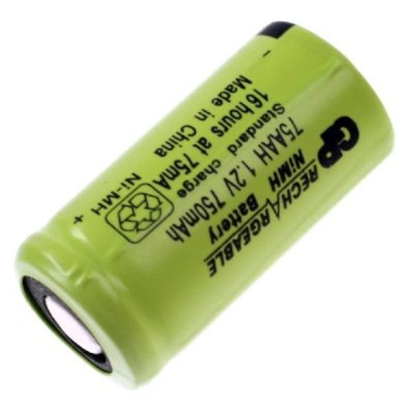 GP 75AAH, 2/3AA, 1.2V 750mAh Ni-MH Akku