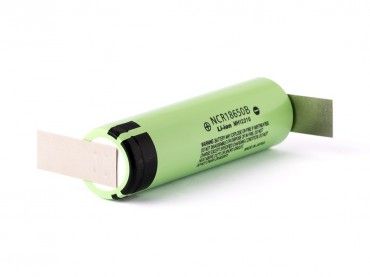 Panasonic NCR18650B 3.7V 3400mAh Akku mit Z-Lötfahne