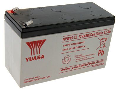 Yuasa NPW45-12 12V 8.5Ah, Hochstrom, Blei-Akku