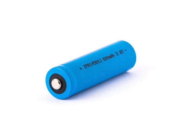 IFR 14500J (AA) 3.2V 600mAh LiFePo4 Akku (Button Top)
