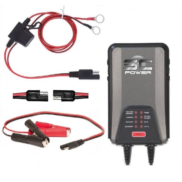SC Power SC10 6V / 12V Motorradbatterien Ladegerät