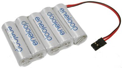 Sanyo ENELOOP, 5er, Akkupack, 6V, 2Ah