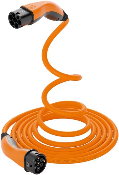 HELIX® Ladekabel Typ 2, bis zu 11 kW, 5 m, Orange