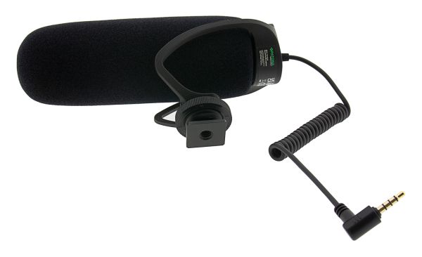Mikrofon inkl. Ansteckmikrofon für DSLR Kamera Camcorder und Smartphone