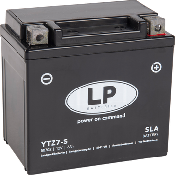 LP YTZ7-S SLA Motorradbatterie ersetzt DIN 50616, CTZ7S, 0092M60090 12V 6Ah