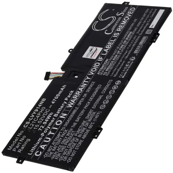 Akku ersetzt Lenovo L21B4PH0 passend für Lenovo Yoga 9 14IAP7, Yoga 9 14IRP8
