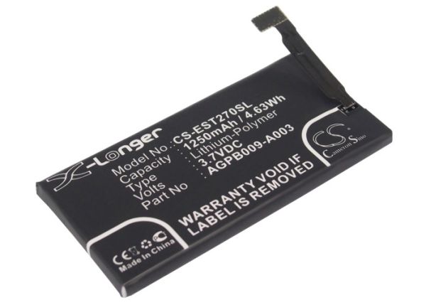 Akku für Sony Ericsson Xperia Go, ST27a, ST27i, 1250mAh