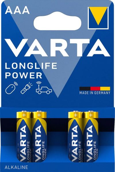Aktion* Varta 4903 Longlife Power, AAA, LR03, Batterien 4er Pack