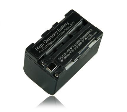 Akku ersetzt Sony NP-F10, NP-F20, NP-FS22, NP-FS33