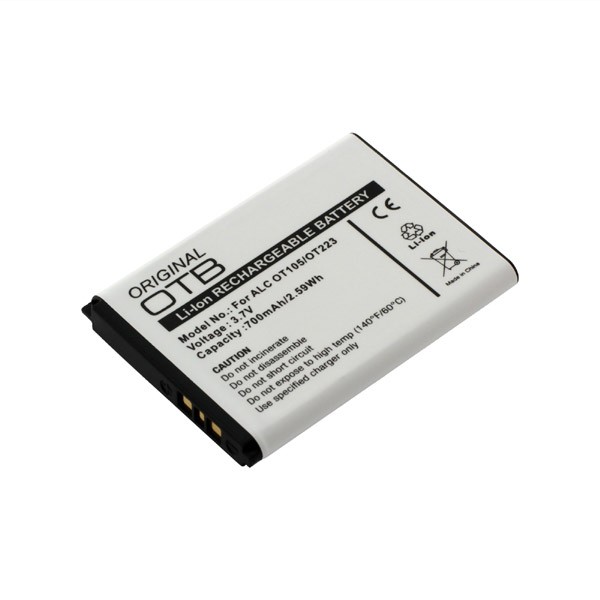 Akku ersetzt Alcatel CAB2170000C1, CAB2170000C2 700mAh