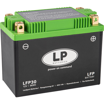 LP LFP30 LiFePo4 ersetzt 12N24-3A, GTX30L-BS, HVT-02, YTX30L, YIX30L Batterie